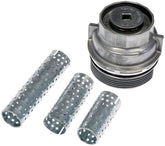 Dorman oil filter cap front view showing precise fit and durable finish