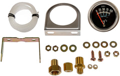 Dorman oil pressure gauge front assembly showing clear face and fit for quick replacement