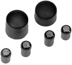 Dorman radio knob close-up showing fit and durable finish for reliable control