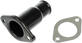 Dorman thermostat housing front view showing mounting points and precise fit