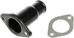 Dorman thermostat housing front view showing mounting points and precise fit