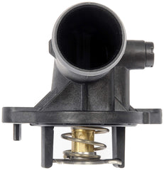 Dorman thermostat housing side profile highlighting robust design benefits