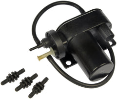 Dorman vacuum pump front view showing mounting points and robust construction for reliable fit