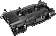 Dorman valve cover front view showing OEM-style fit and secure sealing
