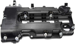 Dorman valve cover installed on engine showing restored PCV function