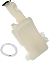 Dorman washer fluid reservoir front view showing smooth tank and fill neck, durable fit