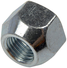 Dorman wheel nut front view showing 3/4 inch hex and pack quantity benefit