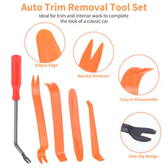 DOSTATNI trim tools array top-down showing shapes, protecting trim and clips during prying