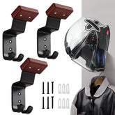DOTANLEXO front view helmet holder showing stable display and tidy storage