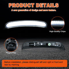 DouMmantn installed front marker on Charger demonstrating clean OEM look