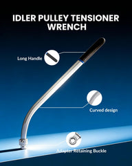 DPTOOL 48mm adapter detail demonstrating fitment for larger pulley removal benefit