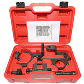 DPTOOL camshaft kit front layout showing all tools for fast timing work