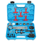 DPTOOL front case with EA888 timing kit organized for quick access and mobility