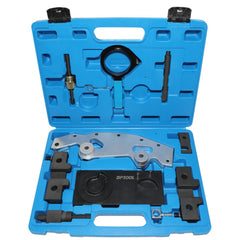 DPTOOL front view of open case showing organized timing tool set and fast access