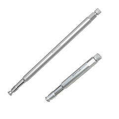 DPTOOL front view of 14mm M14x1.25 thread chaser kit showing included lengths and case benefits