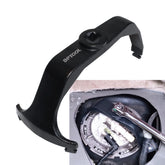 DPTOOL front view of fuel tank lock ring tool shows fit and durability benefit