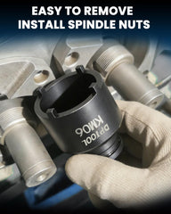 DPTOOL socket size stamping visible for easy size identification during work