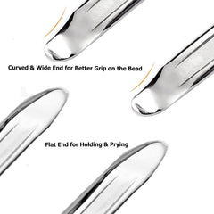 Dr.Roc 4-way valve tool with spare cores and caps for quick valve-core replacement