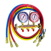 Drako-Myxx front view manifold showing gauges and ports for fast setup