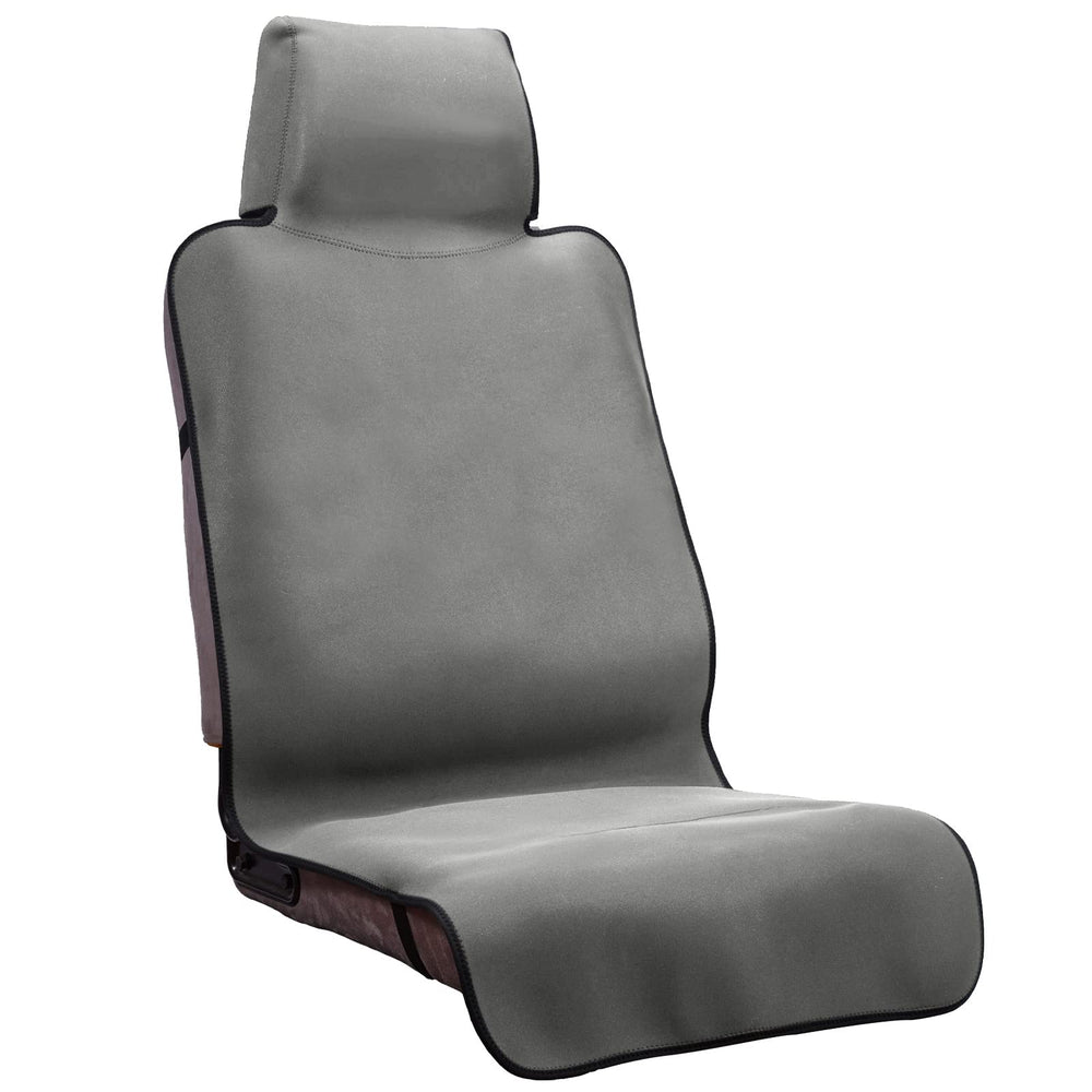 DREAMANIA front seat cover full view showing complete protection and quick install