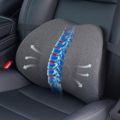 Dreamer Car frontal view showing ergonomic lumbar shape and improved posture