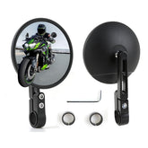 DREAMIZER front view mounted mirror showing full rear coverage benefit