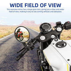 DREAMIZER 4-inch mirror glass detail providing wider field of view