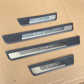 DREOOCAR front door sill installed on CR-V protects paint and improves looks