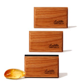 drift amber front packaging showing three wood discs and clip, highlights value
