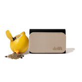 drift front packaging showing the stone block and branded box, highlights quality