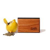 drift front packaging showing wood freshener and metal clip, highlights premium presentation