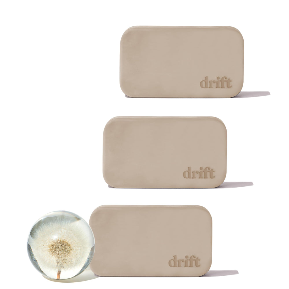 drift front packaging showing teak scent and refill benefit