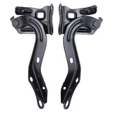 DriveFix hood hinges front view showing both pieces and clean finish benefit