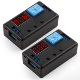 DROK front panel LED display showing set time for easy monitoring