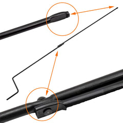 Dr.Roc close-up of tubular steel construction showing rust-resistant finish and strength