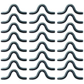 DSBGKJI front view of 24-piece weld-on clips showing organized pack and quantity benefit