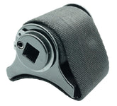 Dsnaduo front view of strap wrench showing full-wrap grip and easy handling benefit
