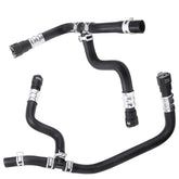 Dtomi front view of engine heater hose set showing kit packaging and fitment benefit