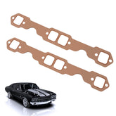 Dtomi front packaging showing SBC oval-port gaskets and included pair benefits