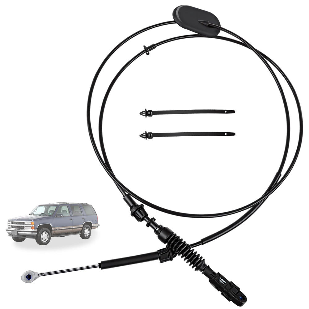 Dtomi front view of gear shift cable showing full assembly and fit benefit