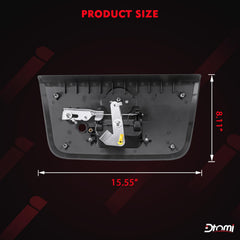 Dtomi handle installed on Nissan Frontier tailgate demonstrating direct fit benefit