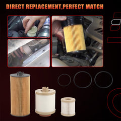 Dtomi three O-rings and contents laid out to demonstrate included seals for proper installation