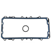 Dtomi oil pan gasket front view showing fit and alignment benefit