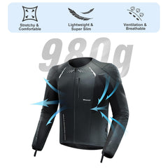 DUHAN shirt worn by rider in city commute demonstrating comfort and mobility
