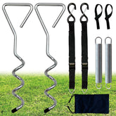 Dulepax front packaging showing full tie down kit and quick benefits