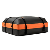 DUMOS front view rooftop bag showing waterproof shell and roomy capacity