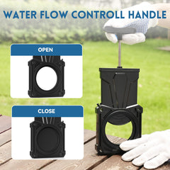 DUMPMAN gasket and flange ensuring a leak-resistant sewer seal