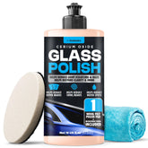 Durabasics front packaging showing product and kit benefits for restoring glass
