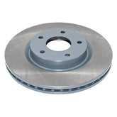 DuraGo front vented rotor front view showing bolt pattern and finish for reliable fit