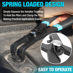 DURATECH handle spring detail showing effortless repeatable operation